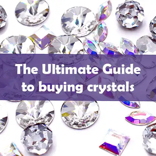 Take a look at our Ultimate Guide To Buying Crystals from the leading brands such as Swarovski, Preciosa, Serinity and Estella