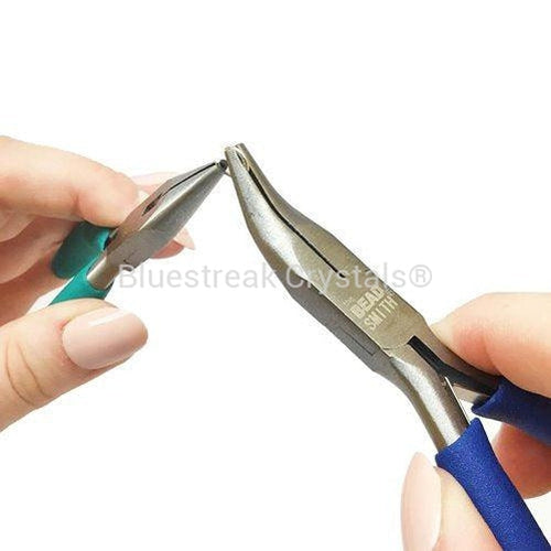 Bent Nose Pliers-Tools & Threads-Bluestreak Crystals