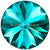 Preciosa Chatons Rivoli Round Stones Blue Zircon-Preciosa Chatons & Round Stones-SS24 (5.35mm) - Pack of 20-Bluestreak Crystals