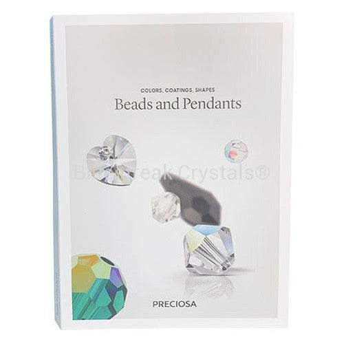 Preciosa Colour Chart of Preciosa Beads and Pendants-Preciosa Colour Charts-Bluestreak Crystals
