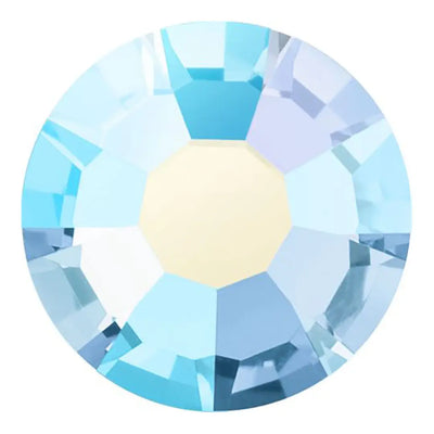 Preciosa Flat Back Crystals Non Hotfix (MAXIMA) Light Sapphire AB - Bluestreak Crystals