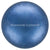 Preciosa Pearls Button (Half Drilled) Blue-Preciosa Pearls-6mm - Pack of 10-Bluestreak Crystals