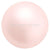 Preciosa Pearls Button (Half Drilled) Rosaline-Preciosa Pearls-6mm - Pack of 10-Bluestreak Crystals