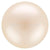 Preciosa Pearls Cabochon Cream-Preciosa Pearls-3mm - Pack of 20-Bluestreak Crystals
