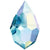 Preciosa Pendants Drop (681) Aqua Bohemica AB-Preciosa Pendants-6mm - Pack of 10-Bluestreak Crystals