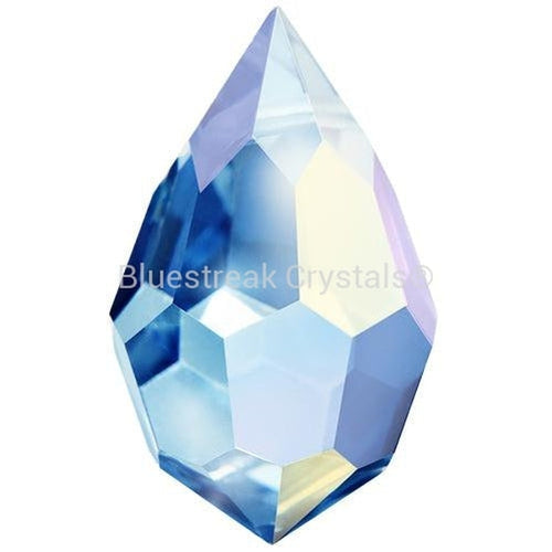 Preciosa Pendants Drop (681) Sapphire AB-Preciosa Pendants-6mm - Pack of 10-Bluestreak Crystals