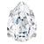 Preciosa Single Stone Setting Baroque Pear in Silver-Preciosa Metal Trimmings-Bluestreak Crystals