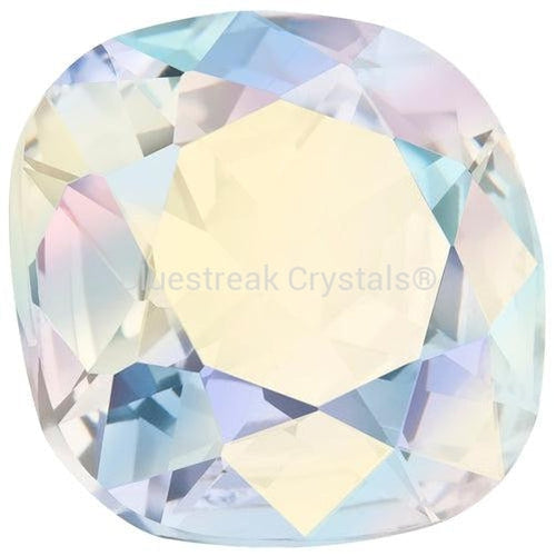 Preciosa Single Stone Setting Cushion Square in Silver-Preciosa Metal Trimmings-Crystal AB-12mm - Pack of 2-Bluestreak Crystals