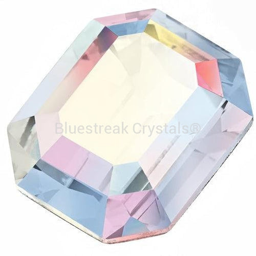 Preciosa Single Stone Setting Octagon in Gold-Preciosa Metal Trimmings-Crystal AB-8x6mm - Pack of 4-Bluestreak Crystals