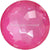 Serinity Chatons Round Stones Thin (1383) Crystal Electric Pink Ignite UNFOILED-Serinity Chatons & Round Stones-8mm - Pack of 2-Bluestreak Crystals