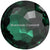 Serinity Chatons Round Stones Thin (1383) Emerald-Serinity Chatons & Round Stones-8mm - Pack of 2-Bluestreak Crystals