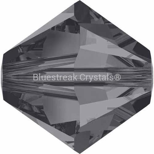 Serinity Crystal Beads Bicone (5328) Crystal Silver Night-Serinity Beads-3mm - Pack of 25-Bluestreak Crystals