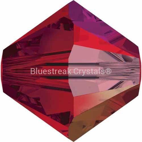 Serinity Crystal Beads Bicone (5328) Light Siam AB-Serinity Beads-3mm - Pack of 25-Bluestreak Crystals