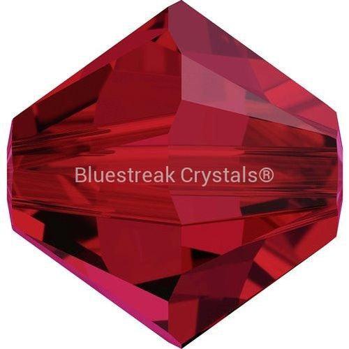 Serinity Crystal Beads Bicone (5328) Scarlet-Serinity Beads-2.5mm - Pack of 25-Bluestreak Crystals