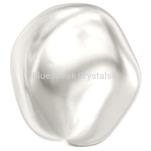 Serinity Pearls Baroque Round (5841) Crystal White-Serinity Pearls-8mm - Pack of 6-Bluestreak Crystals