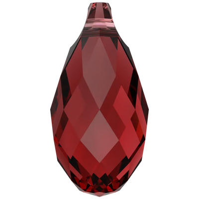 Serinity Pendants Briolette (6010) Siam - Bluestreak Crystals