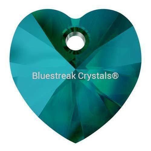 Serinity Pendants Heart (6228) Emerald Shimmer-Serinity Pendants-10.3x10mm - Pack of 288 (Wholesale)-Bluestreak Crystals