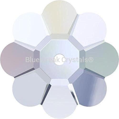 Serinity Sew On Crystals Daisy Spacer (3700) Crystal AB UNFOILED-Serinity Sew On Crystals-6mm - Pack of 10-Bluestreak Crystals