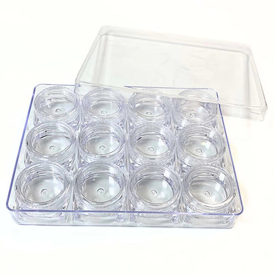 Storage Box with 12 Pots - Bluestreak Crystals