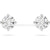 Swarovski Attract Stud Earrings Round Cut White Rhodium Plated-Swarovski Jewellery-Bluestreak Crystals