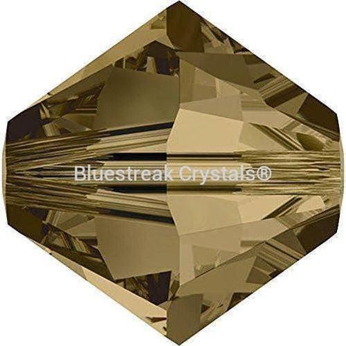 Swarovski Crystal Beads Bicone (5328) Crystal Bronze Shade-Swarovski Crystal Beads-3mm - Pack of 25-Bluestreak Crystals