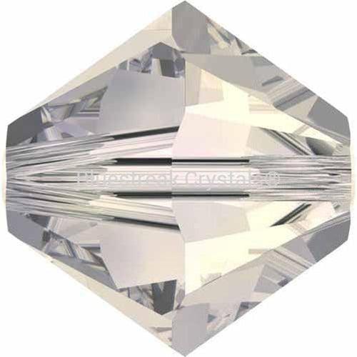 Swarovski Crystal Beads Bicone (5328) Crystal Moonlight-Swarovski Crystal Beads-3mm - Pack of 25-Bluestreak Crystals