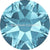 Swarovski Flat Back Crystals Rhinestones Non Hotfix (2000, 2058 & 2088) Aquamarine-Swarovski Flatback Rhinestones Crystals (Non Hotfix)-SS3 (1.4mm) - Pack of 50-Bluestreak Crystals