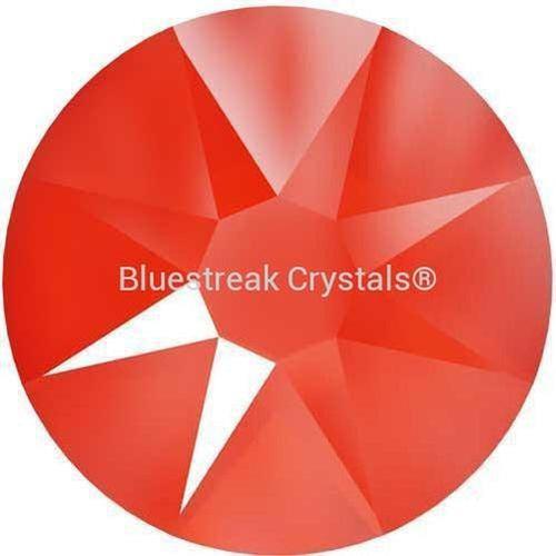 Swarovski Flat Back Crystals Rhinestones Non Hotfix (2000, 2058 & 2088) Crystal Electric Orange-Swarovski Flatback Rhinestones Crystals (Non Hotfix)-SS12 (3.1mm) - Pack of 50-Bluestreak Crystals