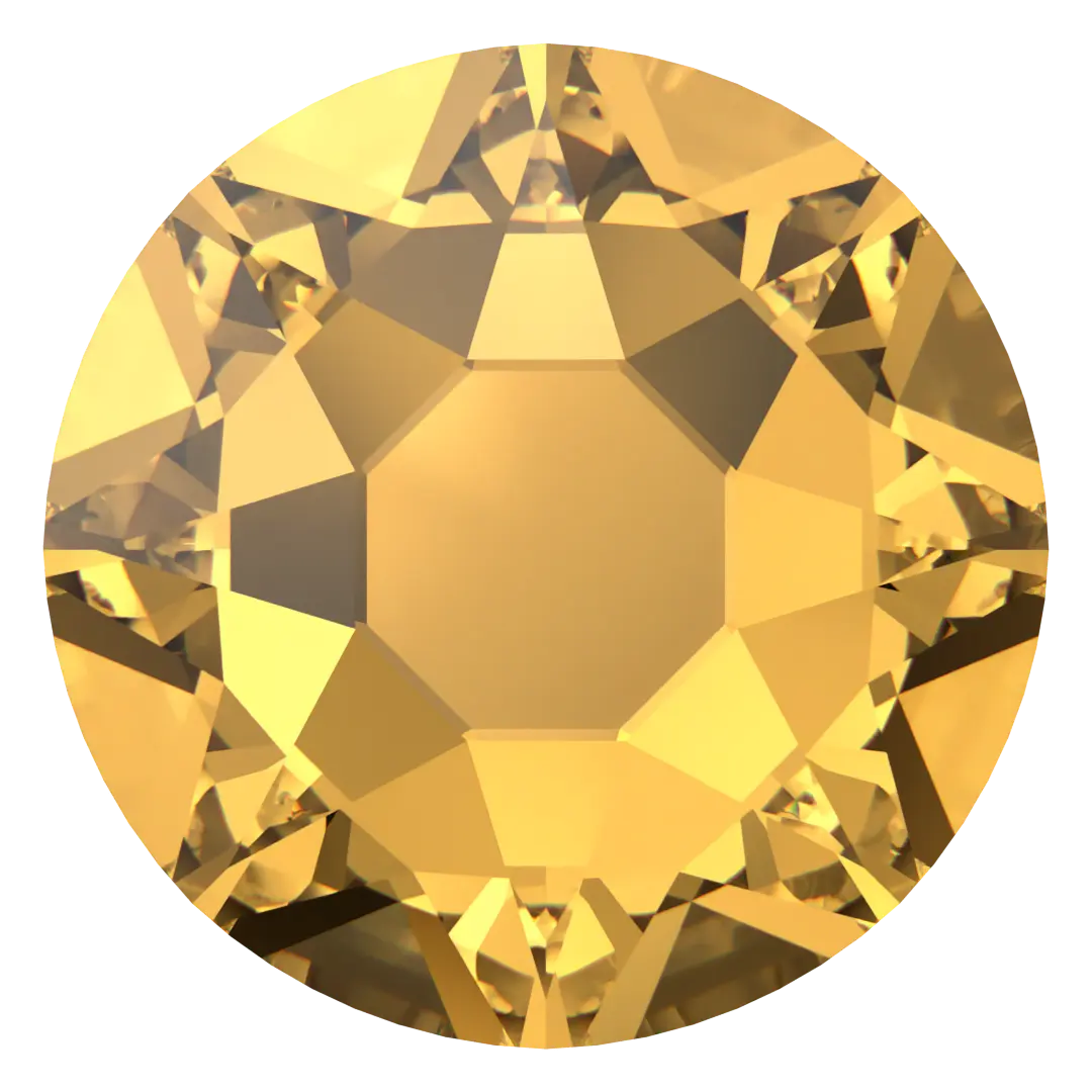 Swarovski Rhinestones Non Hotfix Golden Topaz – Bluestreak Crystals