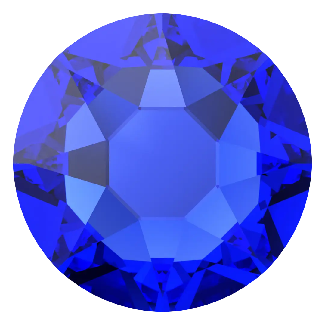 Serinity Flat Back Crystals Non Hotfix (2000, 2058 & 2088) Majestic Blue - Bluestreak Crystals