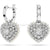 Swarovski Hyperbola Drop Earrings Heart White Rhodium Plated-Swarovski Jewellery-Bluestreak Crystals
