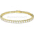 Swarovski Matrix Tennis Bracelet Round Cut White Gold-Tone Plated-Swarovski Jewellery-Small-Bluestreak Crystals