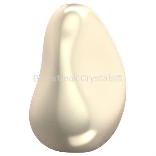 Swarovski Pearls Baroque Drop (5843) Crystal Creamrose Light-Swarovski Pearls-12mm - Pack of 6-Bluestreak Crystals