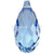 Swarovski Pendants Briolette (6010) Recreated Ice Blue-Swarovski Pendants-11mm - Pack of 1-Bluestreak Crystals