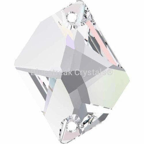Swarovski Sew On Crystals Cosmic (3265) Crystal AB-Swarovski Sew On Crystals-20x16mm - Pack of 1-Bluestreak Crystals