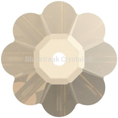 Swarovski Sew On Crystals Daisy Spacer (3700) Crystal Golden Shadow UNFOILED-Swarovski Sew On Crystals-6mm - Pack of 10-Bluestreak Crystals