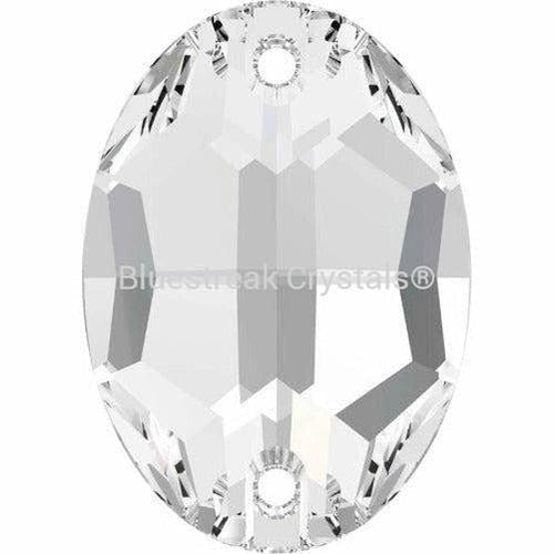 Swarovski Sew On Crystals Oval (3210) Crystal-Swarovski Sew On Crystals-10x7mm - Pack of 4-Bluestreak Crystals