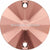 Swarovski Sew On Crystals Rivoli (3200) Blush Rose-Swarovski Sew On Crystals-10mm - Pack of 4-Bluestreak Crystals