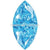 Swarovski Zirconia Marquise Pure Brilliance Cut Artic Blue-Swarovski Cubic Zirconia-3x1.5mm - Pack of 100 (Wholesale)-Bluestreak Crystals