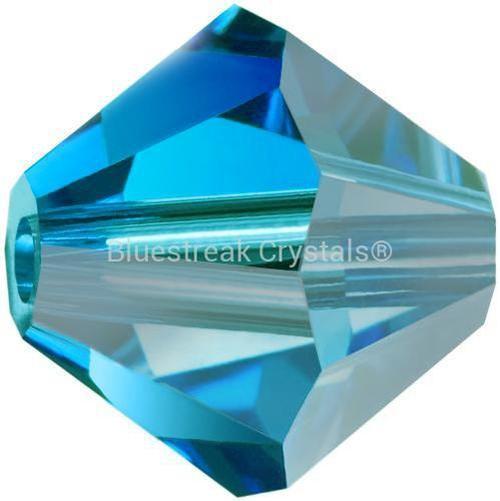 Preciosa Colour Sample Service Beads - Crystal Coating Colours-Bluestreak Crystals® Sample Service-Crystal Bermuda Blue-Bluestreak Crystals