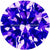 Preciosa Cubic Zirconia Alpha Round Brilliant Cut Amethyst-Preciosa Cubic Zirconia-0.70mm - Pack of 1000 (Wholesale)-Bluestreak Crystals