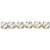 Preciosa Cup Chain Chaton Round Silver Crystal AB-Preciosa Metal Trimmings-SS4.5 - 100 Metres (Wholesale)-Bluestreak Crystals