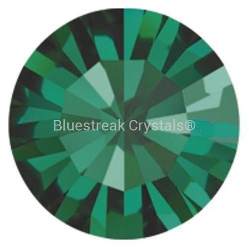 Preciosa Rose Pins Silver-Preciosa Metal Trimmings-Emerald-SS34 (7.15mm) - Pack of 288 (Wholesale)-Bluestreak Crystals