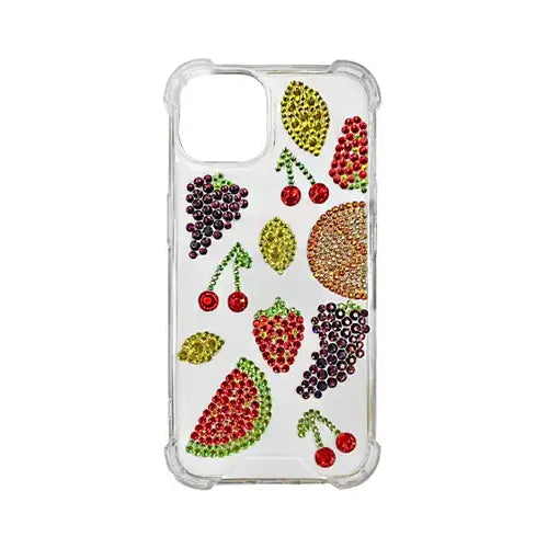 Estella Crystals Fruit Themed Phone Case Rhinestone Embellishment Project