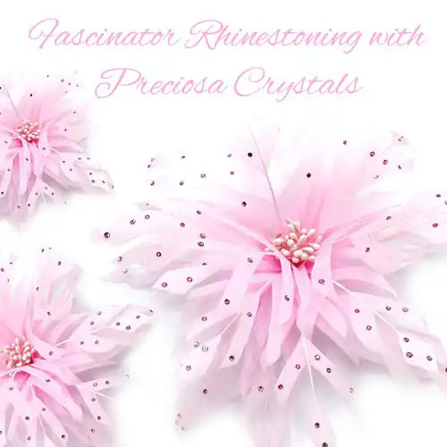 Use Preciosa Flatback Crystals to upgrade your Fascinator