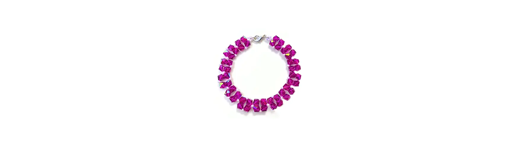 Preciosa Bicone Cluster Bracelet