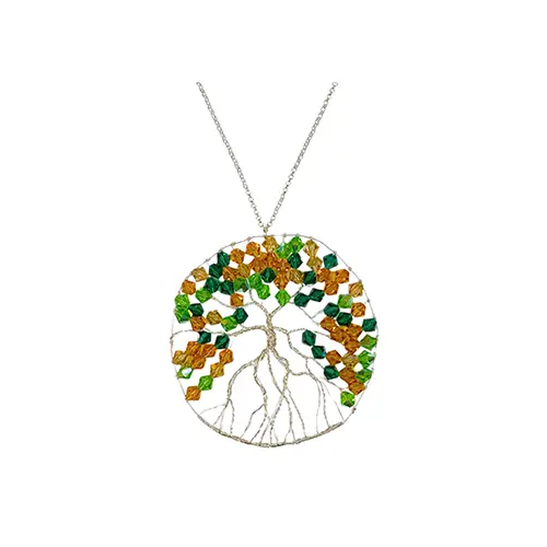 Preciosa Autumn Tree Wire Pendant