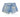 denim shorts embellished with crystals