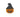 Halloween brooch of a pumpkin wearing a witch’s hat made of Preciosa Seed Beads