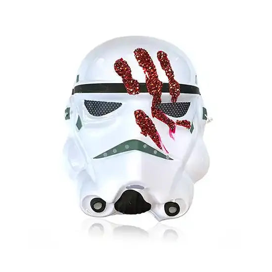 Star Wars Storm Trooper mask embellished with Preciosa Crystals from Bluestreak Crystals
